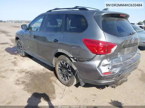 2019 Nissan Pathfinder Sv VIN 5N1DR2MM4KC633484 фото 4
