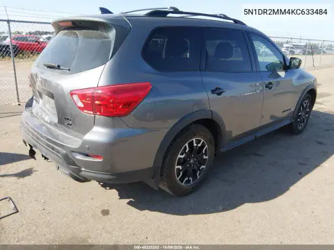 2019 Nissan Pathfinder Sv VIN 5N1DR2MM4KC633484 фото 5