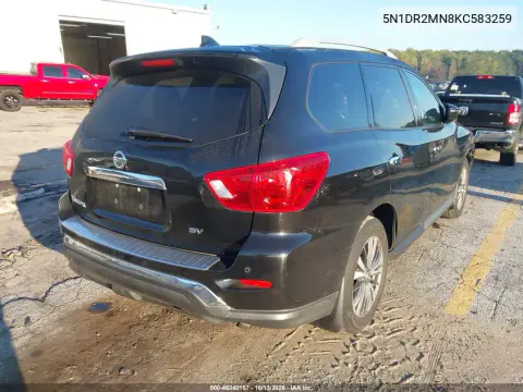 2019 Nissan Pathfinder Sv VIN 5N1DR2MN8KC583259 фото 5