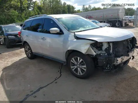 2020 Nissan Pathfinder Sv 2Wd VIN 5N1DR2BN6LC579005 фото 2