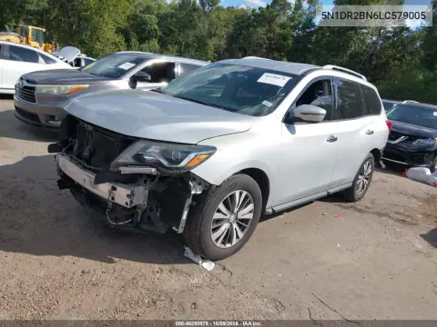 2020 Nissan Pathfinder Sv 2Wd VIN 5N1DR2BN6LC579005 фото 3