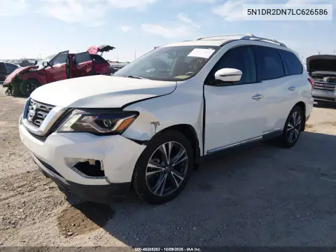 2020 Nissan Pathfinder Platinum 2Wd VIN 5N1DR2DN7LC626586 фото 3
