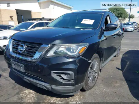 5N1DR2AN6LC604535 — 2020 Nissan Pathfinder, фото 3 с аукциона IAAI, Сзади слева