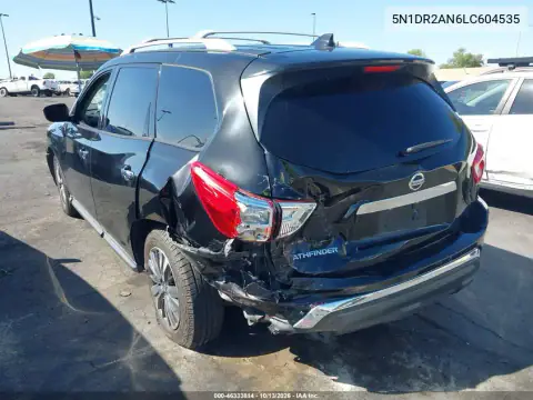 5N1DR2AN6LC604535 — 2020 Nissan Pathfinder, фото 4 с аукциона IAAI, Сзади слева