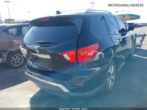 5N1DR2AN6LC604535 — 2020 Nissan Pathfinder, фото 5 с аукциона IAAI, Сзади слева