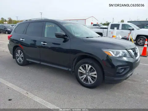2020 Nissan Pathfinder S 2Wd VIN 5N1DR2AN0LC635036 фото 2