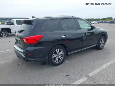 2020 Nissan Pathfinder S 2Wd VIN 5N1DR2AN0LC635036 фото 5
