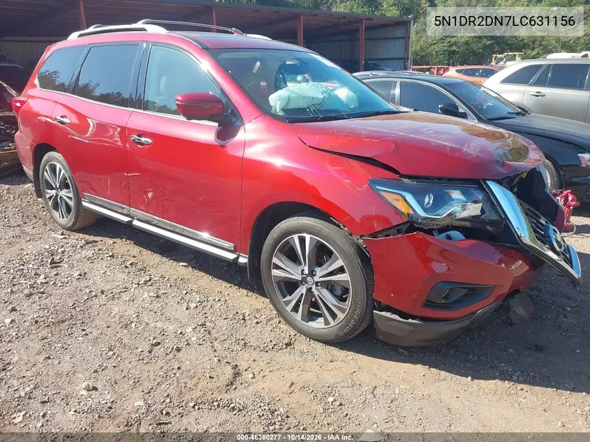 5N1DR2DN7LC631156 — 2020 Nissan Pathfinder, фото 2 с аукциона IAAI, Передняя и задняя части