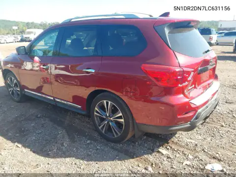5N1DR2DN7LC631156 — 2020 Nissan Pathfinder, фото 4 с аукциона IAAI, Передняя и задняя части