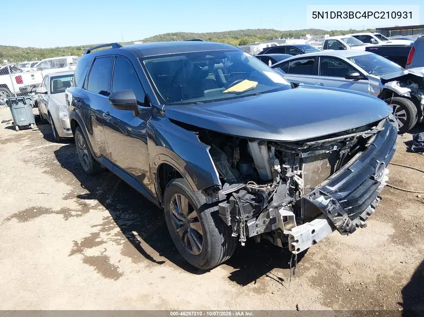 2023 Nissan Pathfinder Sv 4Wd VIN 5N1DR3BC4PC210931 фото 2