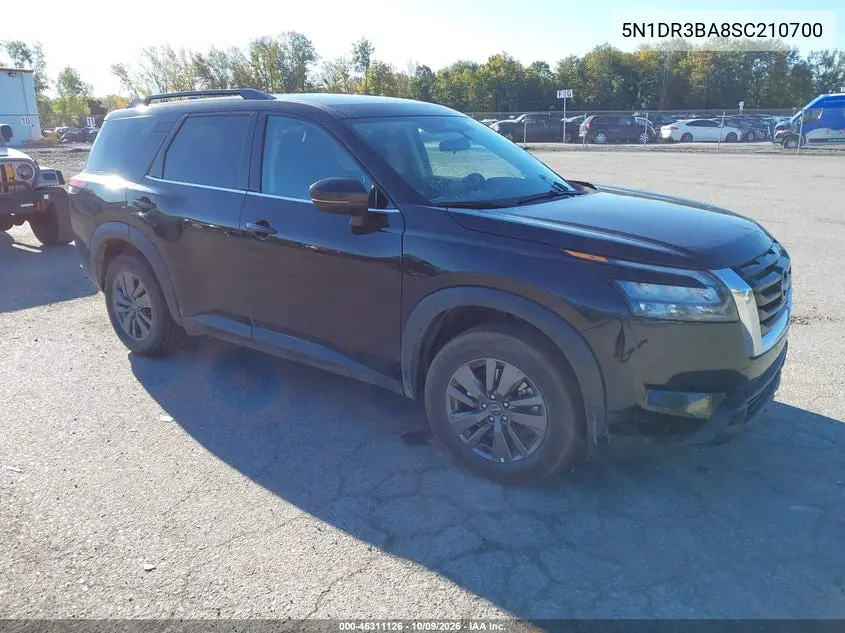 2025 Nissan Pathfinder Sv Fwd VIN 5N1DR3BA8SC210700 фото 2