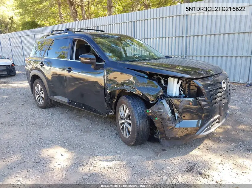 2026 Nissan Pathfinder Sl VIN 5N1DR3CE2TC215622 фото 1