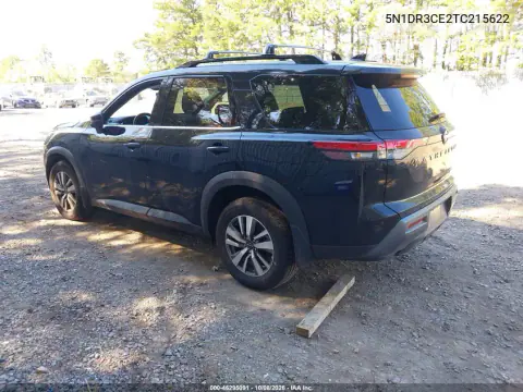 2026 Nissan Pathfinder Sl VIN 5N1DR3CE2TC215622 фото 3