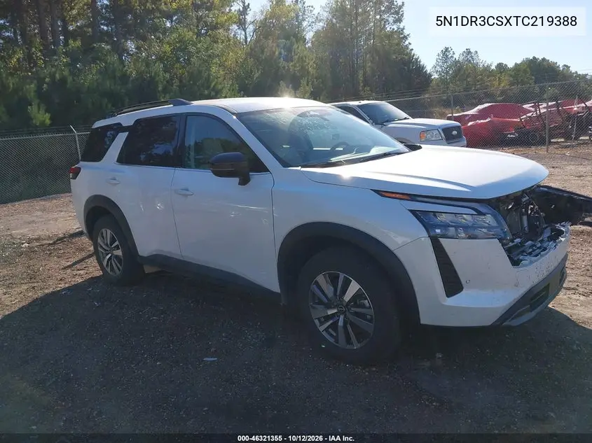 2026 Nissan Pathfinder Sl VIN 5N1DR3CSXTC219388 фото 2