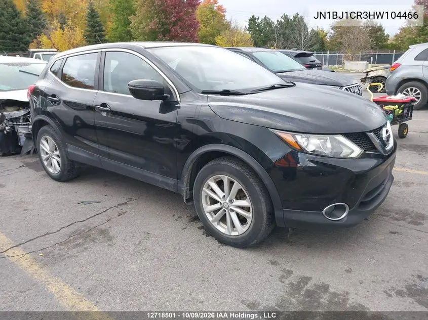 2017 Nissan Qashqai S/Sl/Sv VIN JN1BJ1CR3HW104466 фото 2