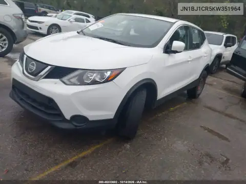 JN1BJ1CR5KW351964 — 2019 Nissan Qashqai, фото 3 с аукциона IAAI, Передняя часть справа