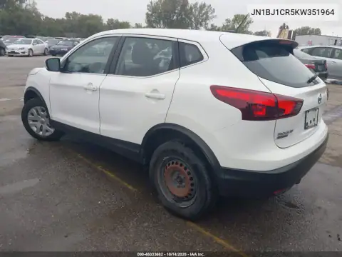 JN1BJ1CR5KW351964 — 2019 Nissan Qashqai, фото 4 с аукциона IAAI, Передняя часть справа