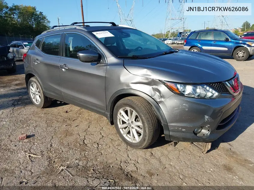 2019 Nissan Rogue Sport Sv VIN JN1BJ1CR7KW626086 фото 1