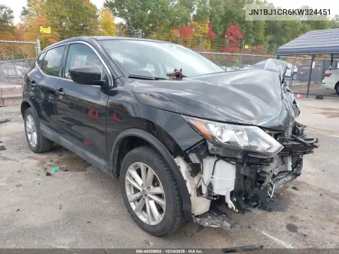 JN1BJ1CR6KW324451 — 2019 Nissan Qashqai, Передняя часть, фото до ремонта