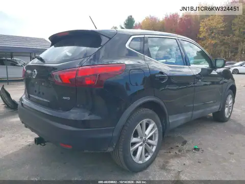 JN1BJ1CR6KW324451 — 2019 Nissan Qashqai, фото 4 с аукциона IAAI, Передняя часть