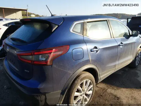 2021 Nissan Rogue Sport S Awd Xtronic Cvt VIN JN1BJ1AW2MW423490 фото 4