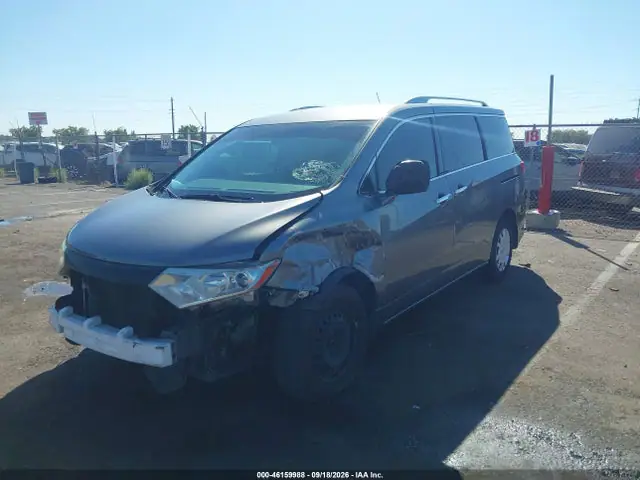 JN8AE2KP7E9102723 — 2014 Nissan Quest S, фото 2 с аукциона IAAI 14.10.2026, Передняя часть