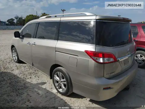 JN8AE2KP1C9032648 — 2012 Nissan Quest, фото 4 с аукциона IAAI, Естественный износ