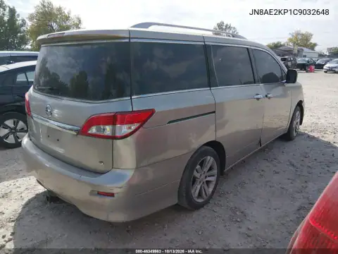 JN8AE2KP1C9032648 — 2012 Nissan Quest, фото 5 с аукциона IAAI, Естественный износ