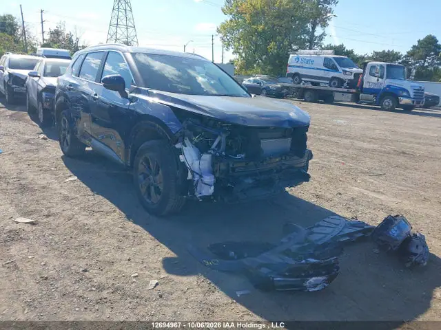 JN8BT3BB0TW381015 Nissan Rogue Rock Creek AWD Cvt/SV Dark Armor/SV Moonroof AWD Cvt 2026 — повреждение Передняя часть, фото до ремонта