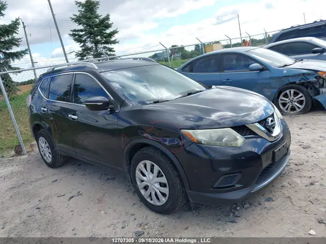 5N1AT2MT2FC780677 — 2015 Nissan Rogue S/SL/SV, Передняя часть (Front), фото до ремонта