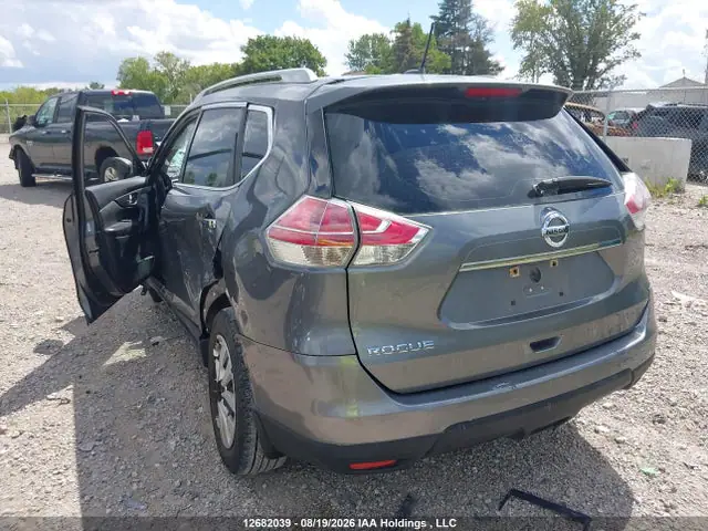 5N1AT2MT7GC790168 — 2016 Nissan Rogue S/SL/SV, фото 3 с аукциона IAAI 14.10.2026, Повреждения со всех сторон