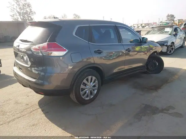 5N1AT2MV4GC798651 — 2016 Nissan Rogue S/SL/SV, фото 4 с аукциона IAAI 30.09.2026, Передняя часть справа