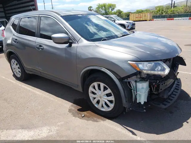 JN8AT2MT6GW017487 — 2016 Nissan Rogue S, Передняя часть (Front End), фото до ремонта