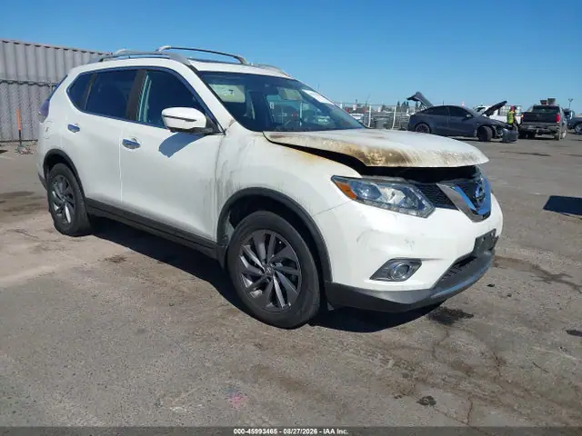 5N1AT2MT8GC795055 — 2016 Nissan Rogue SL, Пожар двигателя (Engine Burn), фото до ремонта