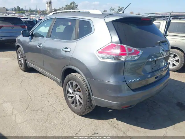 5N1AT2MT3GC747768 — 2016 Nissan Rogue SL, фото 3 с аукциона IAAI 14.10.2026, Задняя часть