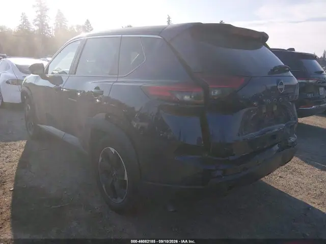 JN8BT3BB2SW161048 — 2025 Nissan Rogue SV Intelligent AWD, фото 3 с аукциона IAAI 30.09.2026, Задняя часть слева