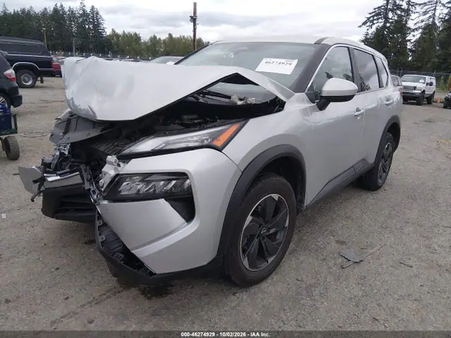 JN8BT3BB0SW421432 — 2025 Nissan Rogue SV Intelligent AWD, фото 2 с аукциона IAAI 14.10.2026, Передняя часть