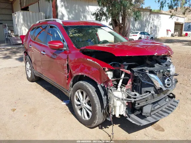 5N1AT2ML9FC778098 — 2015 Nissan Rogue SV, Передняя и задняя части (Front & Rear), фото до ремонта
