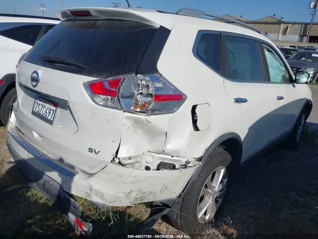 KNMAT2MT0GP684934 — 2016 Nissan Rogue SV, фото 4 с аукциона IAAI 30.09.2026, Задняя часть справа