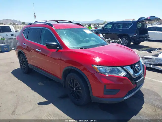 5N1AT2MV4HC809939 — 2017 Nissan Rogue SV, Левый бок (Left Side), фото до ремонта