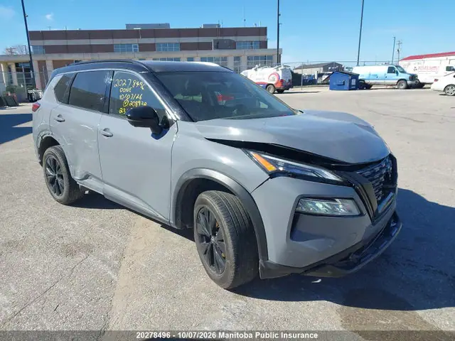 JN8BT3BB0PW208939 — 2023 Nissan Rogue SV, Передняя часть слева (Left Front), фото до ремонта