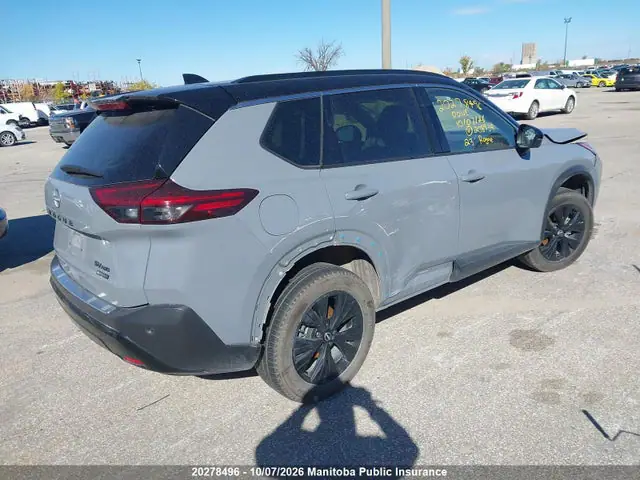 JN8BT3BB0PW208939 — 2023 Nissan Rogue SV, фото 4 с аукциона IAAI 14.10.2026, Передняя часть слева