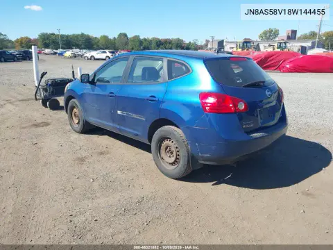 2008 Nissan Rogue S VIN JN8AS58V18W144455 фото 4