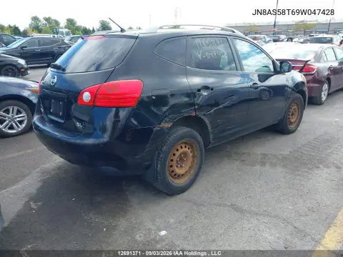 2009 Nissan Rogue S/Sl VIN JN8AS58T69W047428 фото 4