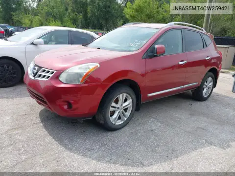 2012 Nissan Rogue Sv VIN JN8AS5MT4CW259421 фото 3