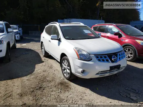 JN8AS5MV5CW388334 — 2012 Nissan Rogue, Передний левый, фото до ремонта