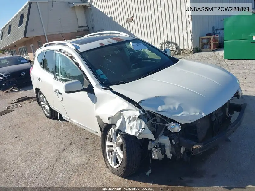 2012 Nissan Rogue Sv VIN JN8AS5MT2CW281871 фото 2