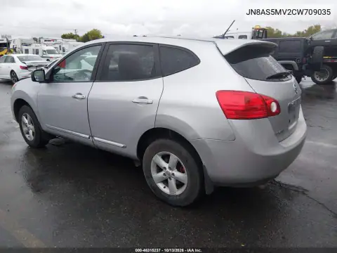 JN8AS5MV2CW709035 — 2012 Nissan Rogue, фото 3 с аукциона IAAI, Передняя часть