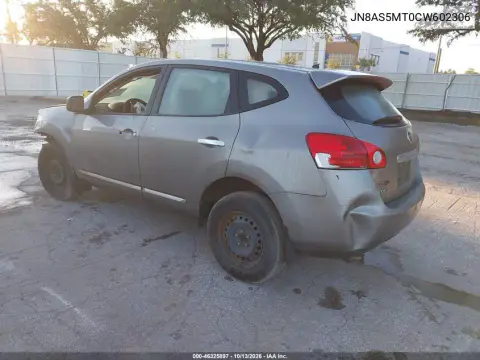 2012 Nissan Rogue S VIN JN8AS5MT0CW602306 фото 4