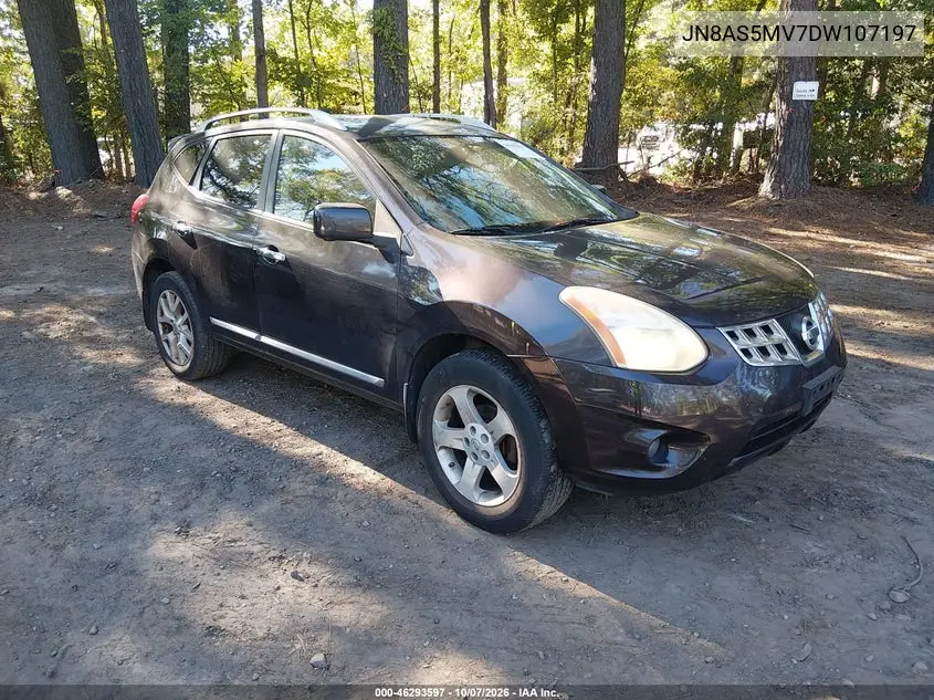 2013 Nissan Rogue Sv W/Sl Pkg VIN JN8AS5MV7DW107197 фото 2